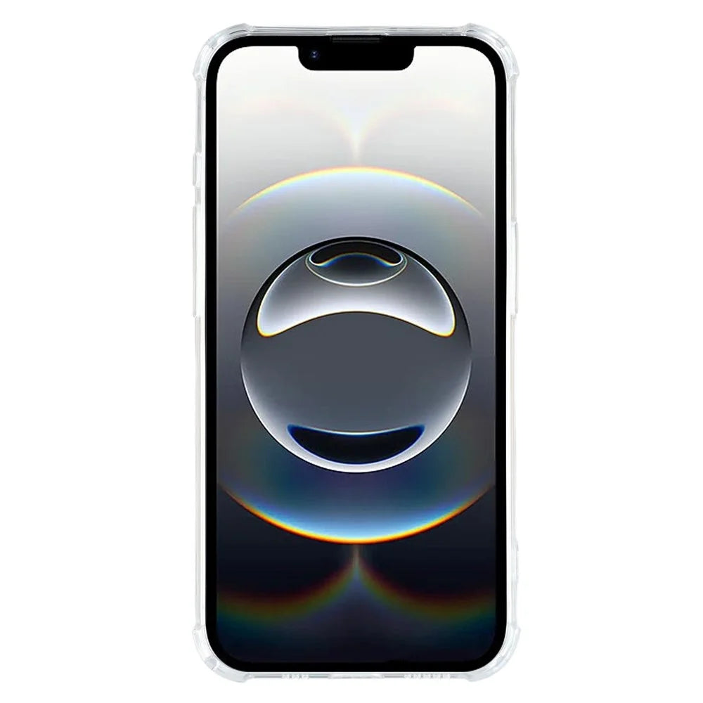 For iPhone 17e / 16e Phone Case Reinforced Four Corner Anti-Drop Clear TPU Cover - 2