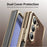 For Samsung Galaxy Z Fold5 5G Case PU Leather Coated PC Electroplated Phone Cover Built In Screen Protector - Brown - 7
