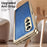 For Samsung Galaxy Z Fold4 5G Case PU Leather Coated PC Electroplated Phone Cover Built In Screen Protector - Blue - 6