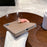 For Samsung Galaxy S23+ Magnetic Case Frosted PC Phone Cover - Desert Gold - 5