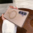 For Samsung Galaxy S25 Magnetic Case Frosted PC Phone Cover - Desert Gold - 2