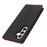 For Samsung Galaxy S25+ Case Wallet Genuine Cow Leather Phone Cover Litchi Texture - Black - 6