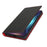 For Samsung Galaxy S25 Ultra Wallet Case Genuine Cow Leather Phone Cover Litchi Texture - Black - 5