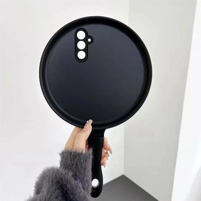 For Samsung Galaxy S25 Case Shockproof TPU + PC Phone Cover Novelty Frying Pan Design - 3
