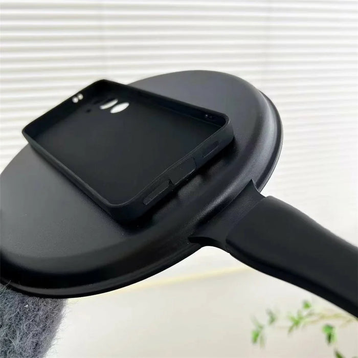 For Samsung Galaxy S25 Case Shockproof TPU + PC Phone Cover Novelty Frying Pan Design - 7