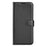 For Samsung Galaxy S25 Edge Case Litchi Texture Shockproof Leather Wallet Phone Cover - Black - 7