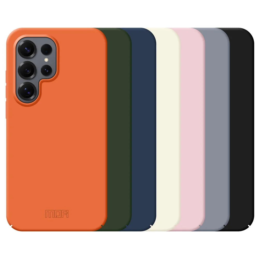 MOFI For Samsung Galaxy S25 Ultra Phone Case  JK Qin Series Skin-Touch Matte Anti-fingerprint Back Cover - Black - 3