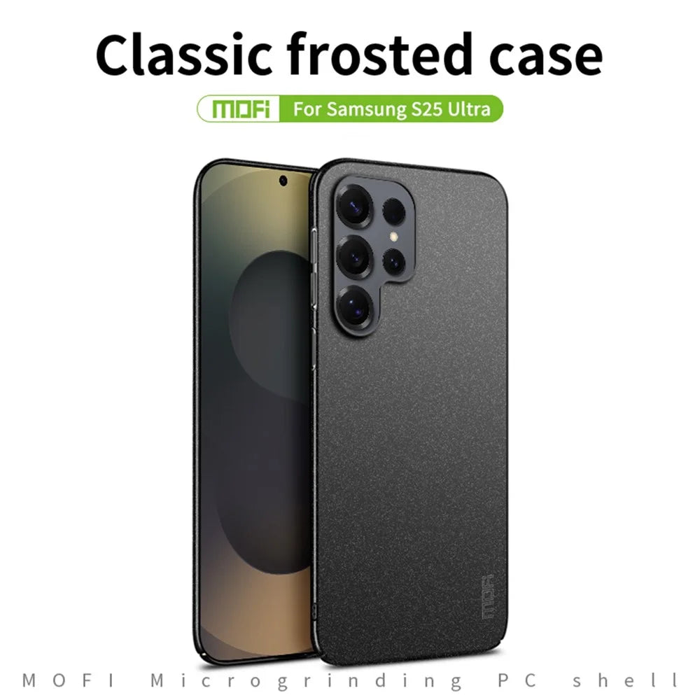 MOFI For Samsung Galaxy S25 Ultra PC Case  Shield Matte Series Slim Fit Phone Cover - Black - 2