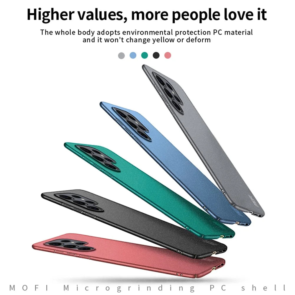 MOFI For Samsung Galaxy S25 Ultra PC Case  Shield Matte Series Slim Fit Phone Cover - Black - 3