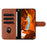 For iPhone 16 Pro Stand Case with Strap PU Leather Wallet Phone Cover S Shape Stitching Design - Coffee - 2