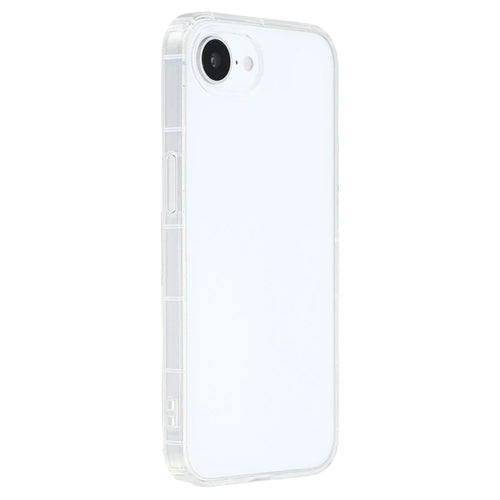 For iPhone 17e / 16e Phone Case Transparent TPU Cover Airbag Protection (Big Rear Lens Hole) - 1