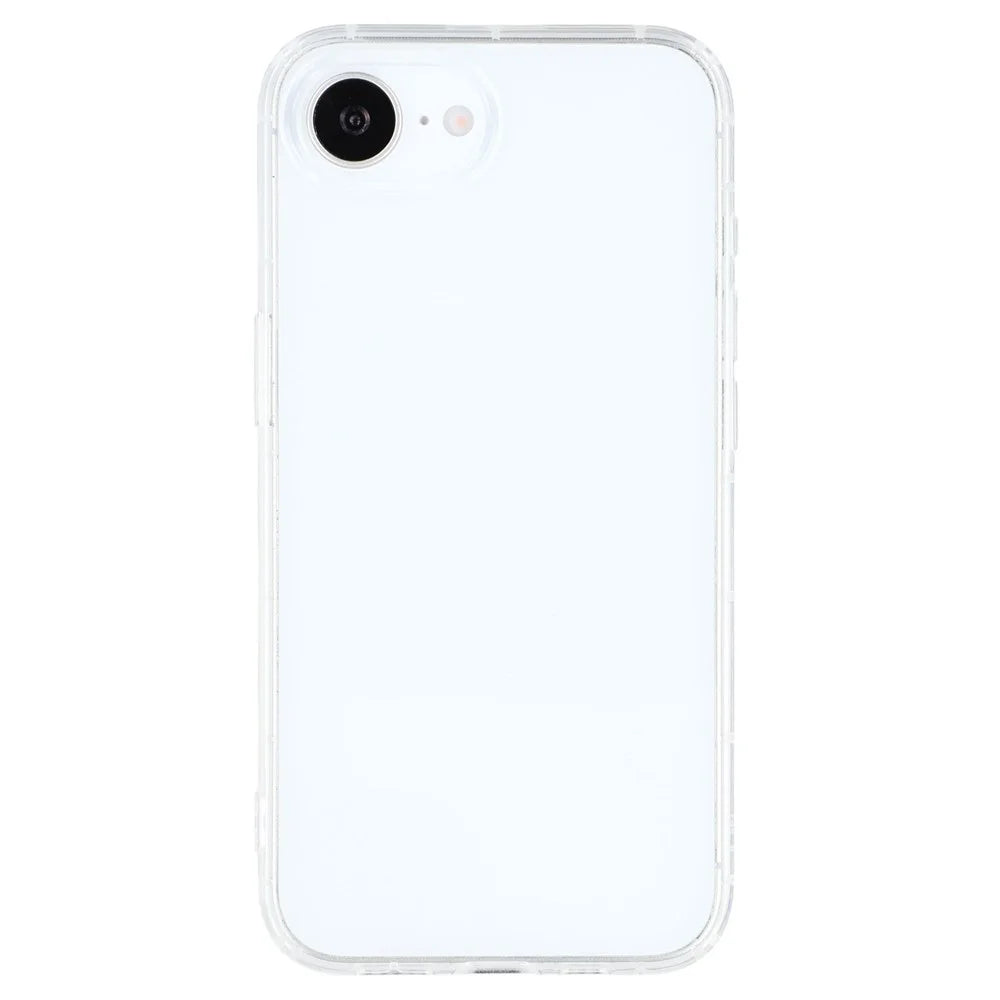 For iPhone 17e / 16e Phone Case Transparent TPU Cover Airbag Protection (Big Rear Lens Hole) - 3