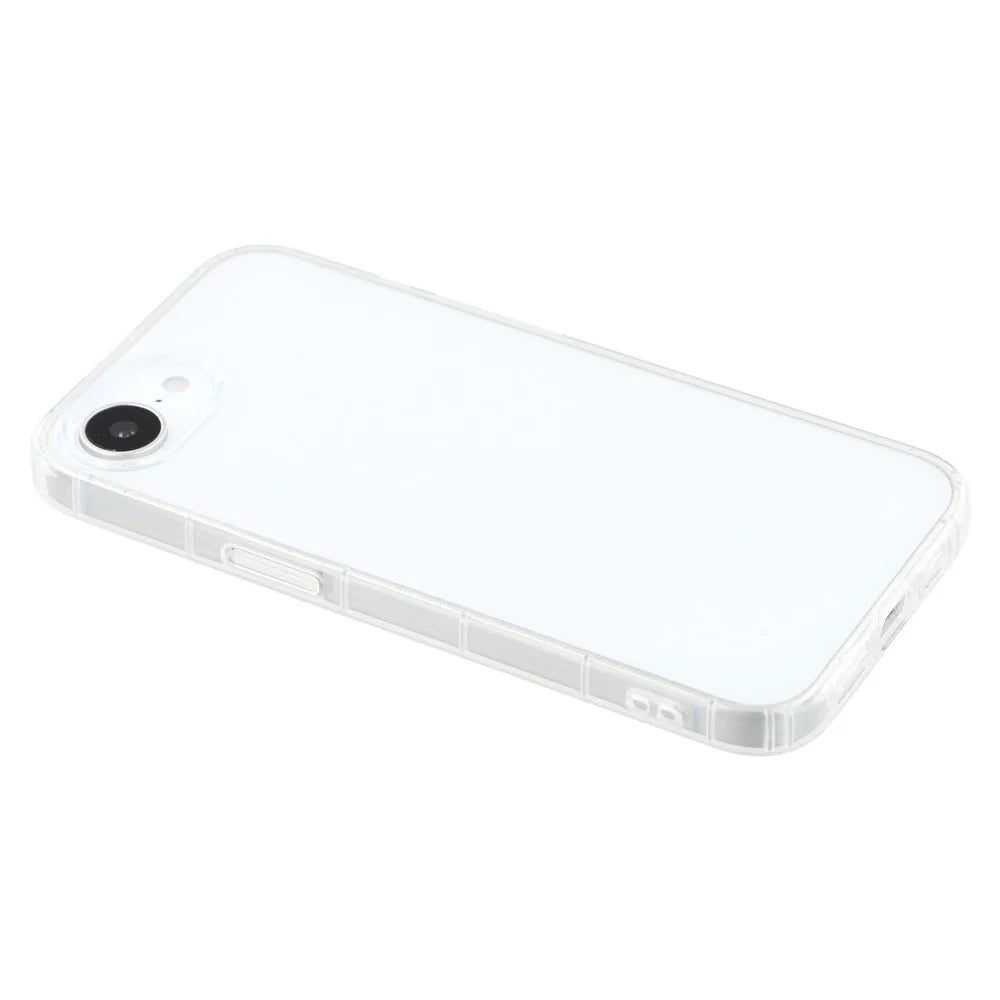 For iPhone 17e / 16e Phone Case Transparent TPU Cover Airbag Protection (Big Rear Lens Hole) - 6