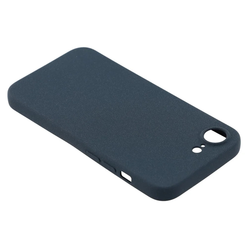 For iPhone 17e / 16e Matte Case TPU Non-Slip Protective Phone Cover - Blue - 5