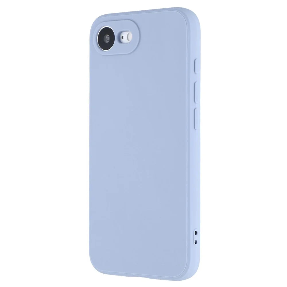 For iPhone 17e / 16e Case Precise Cutouts Straight Edge TPU Shockproof Phone Cover - Lavender Grey - 4