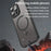 For iPhone 16 Pro Case Compatible with MagSafe Anti Drop PC + TPU Phone Cover - Black - 6