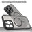 For iPhone 16 Pro Case Compatible with MagSafe Anti Drop PC + TPU Phone Cover - Black - 7