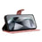 For Samsung Galaxy S24 Stand Case with Strap PU Leather Wallet Phone Cover S Shape Stitching Design - Rose Gold - 2