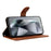 For Sony Xperia 10 VI Stand Case with Strap PU Leather Wallet Phone Cover S Shape Stitching Design - Brown - 2