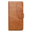 For Sony Xperia 10 VI Stand Case with Strap PU Leather Wallet Phone Cover S Shape Stitching Design - Brown - 5