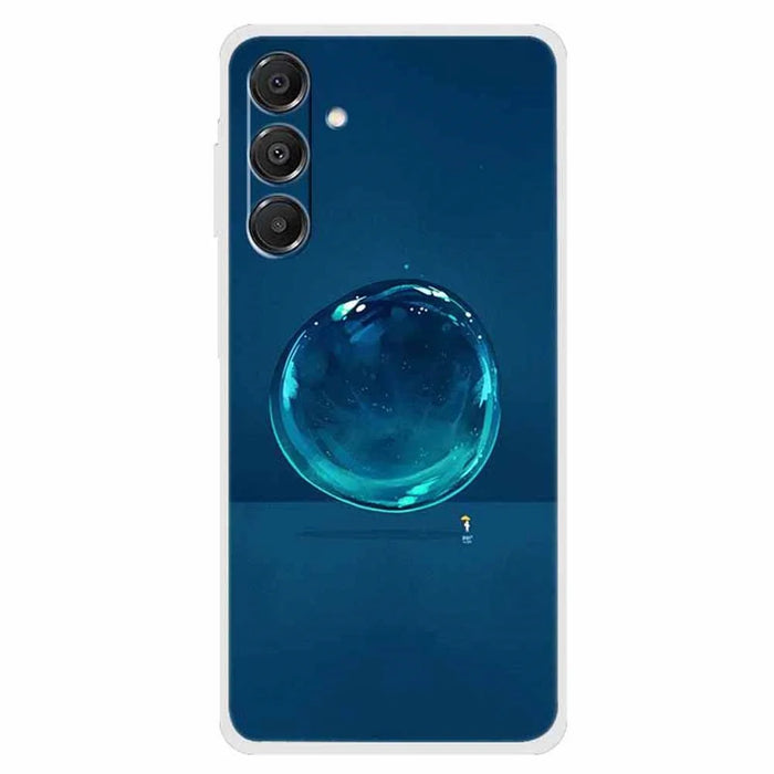 TPU Case for Samsung Galaxy A16 5G / A16 4G Pattern Printing Anti-Drop Phone Back Cover - Water - 1