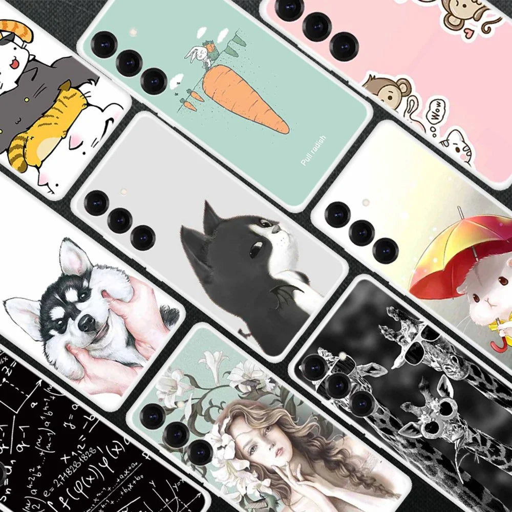 For Samsung Galaxy S25+ Case Pattern Printing Anti-Drop TPU Phone Back Cover - Radish and Rabbit - 3