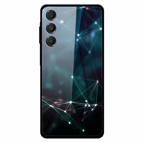 For Samsung Galaxy A16 5G / A16 4G Case Pattern Printed Tempered Glass Phone Cover - Science Fiction - 1