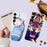 For Samsung Galaxy S25+ Case TPU Pattern Printing Anti-Fall Phone Cover - Socks and Cat - 2