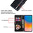 For iPhone 17e / 16e Stand Case Glitter Phone Leather Cover Zipper Pocket - Black - 4