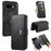 CASENEO For Google Pixel 9a Case  MW-02 Detachable Magnetic Leather Flip Phone Cover - Black - 1