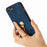 CASENEO D22 For iPhone 17e / 16e Case Folding Kickstand Retro Leather Back Phone Cover - Blue - 4
