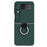 NILLKIN for Samsung Galaxy Z Flip4 5G Camera Lens Slide Cover Design Liquid Silicone Phone Case Drop-proof Protective Cover with Finger Ring - Green - 1