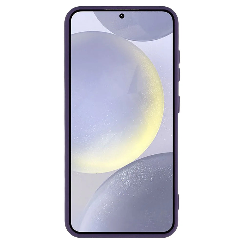 For Samsung Galaxy S24 FE Phone Case TPU + Acrylic Clear Back Cover - Purple - 2
