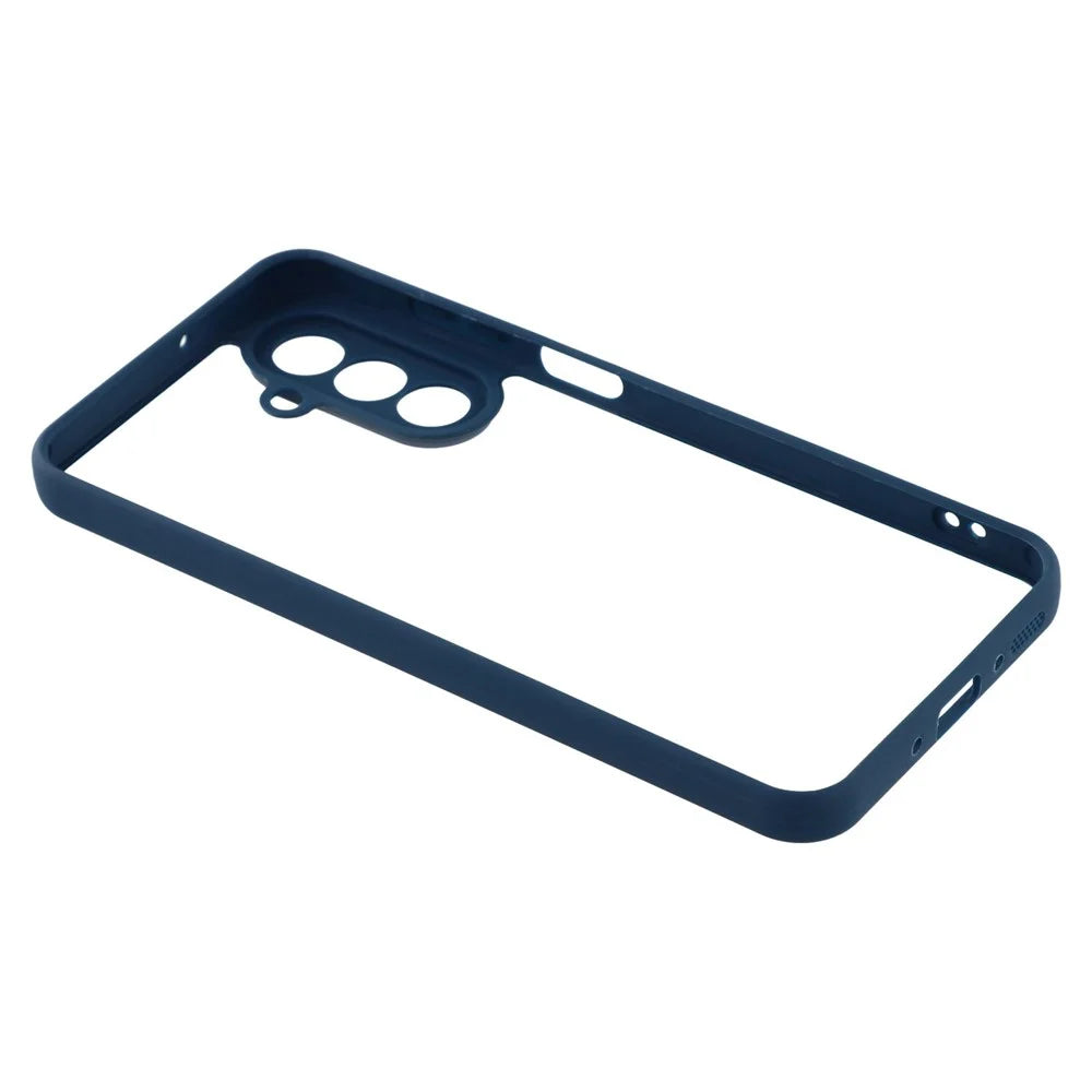 For Samsung Galaxy A36 5G Phone Case TPU + Acrylic Clear Back Cover - Sapphire - 6