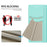 For iPhone 17e / 16e Wallet Case RFID Blocking Litchi Texture Leather Mobile Cover - Mint Green - 5