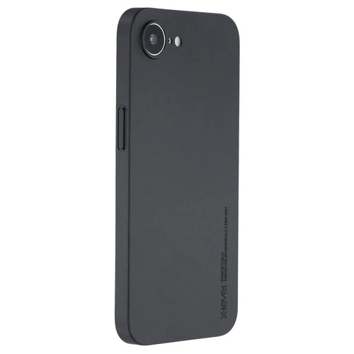X-LEVEL For iPhone 17e / 16e Case Hard PP Matte Phone Cover 0.18mm Ultra-Thin - Black - 1