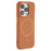 For iPhone 15 Pro Magnetic Case Litchi Texture TPU Phone Cover Compatible with MagSafe - Brown - 1
