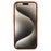 For iPhone 15 Magnetic Case Litchi Texture TPU Phone Cover Compatible with MagSafe - Brown - 2