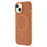For iPhone 15 Magnetic Case Litchi Texture TPU Phone Cover Compatible with MagSafe - Brown - 4