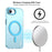 IMAK For iPhone 17e / 16e Case Magnetic Candy Color Anti Drop TPU + PET Back Cover - Black - 3