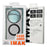 IMAK For iPhone 17e / 16e Case Magnetic Candy Color Anti Drop TPU + PET Back Cover - Black - 7