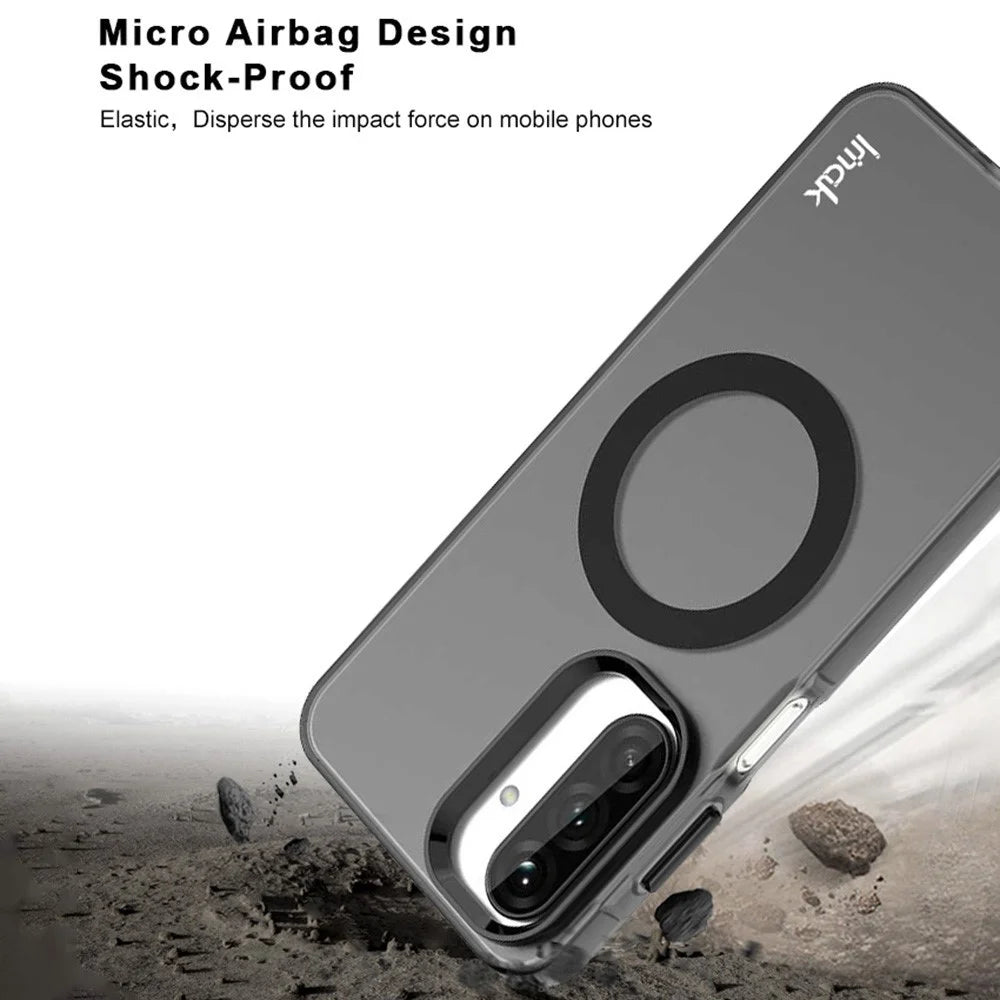 IMAK For Samsung Galaxy A26 5G Magnetic Case PC + TPU Protective Phone Back Cover - 4