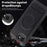 For iPhone 17e / 16e Case Compatible with MagSafe with Folded Kickstand PC Silicone Leather Phone Back Cover  - Black - 4