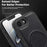 For iPhone 17e / 16e Case Compatible with MagSafe with Folded Kickstand PC Silicone Leather Phone Back Cover  - Black - 5