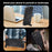 For iPhone 17e / 16e Case Compatible with MagSafe with Folded Kickstand PC Silicone Leather Phone Back Cover  - Black - 6