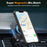 For iPhone 17e / 16e Case Magnetic Rotatable Ring Kickstand TPU + PC Phone Cover - Black - 5