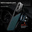 For Samsung Galaxy S25 Edge Case Leather Coated PC+TPU Phone Back Cover - Orange - 6