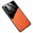 For Samsung Galaxy A56 5G Case Leather Coated PC + TPU Phone Back Cover - Orange - 1