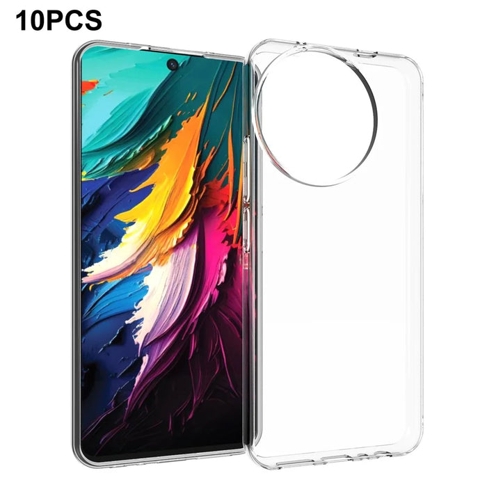 10Pcs / Pack For TCL 60R 5G Case Watermark Free TPU Protective Clear Phone Cover - 1