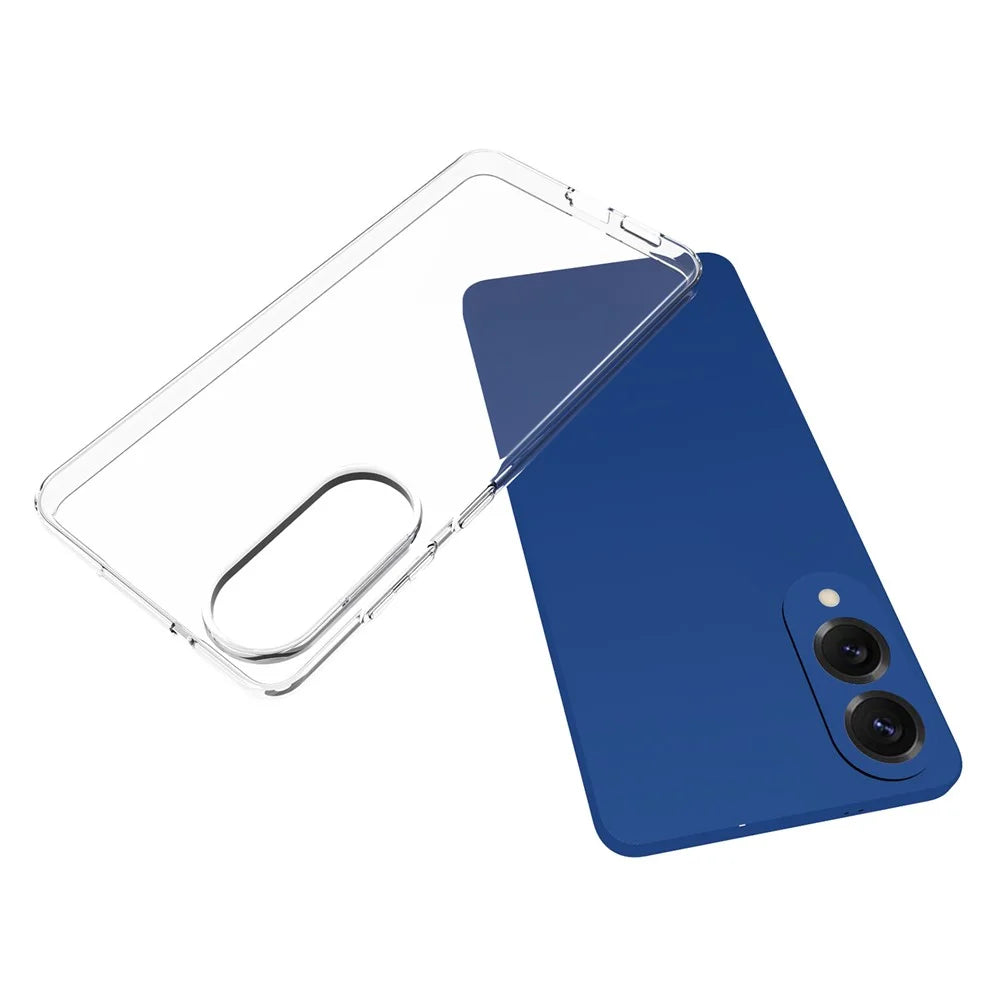 10Pcs / Pack For Samsung Galaxy S25 Edge Case Watermark Free TPU Protective Clear Phone Cover - 6